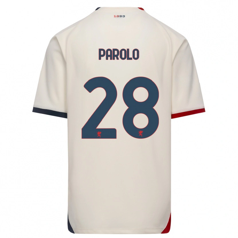 Danxen Dames Lucrezia Parolo #28 Off-White Rood Uitshirt Uittenue 2026/27 T-Shirt België