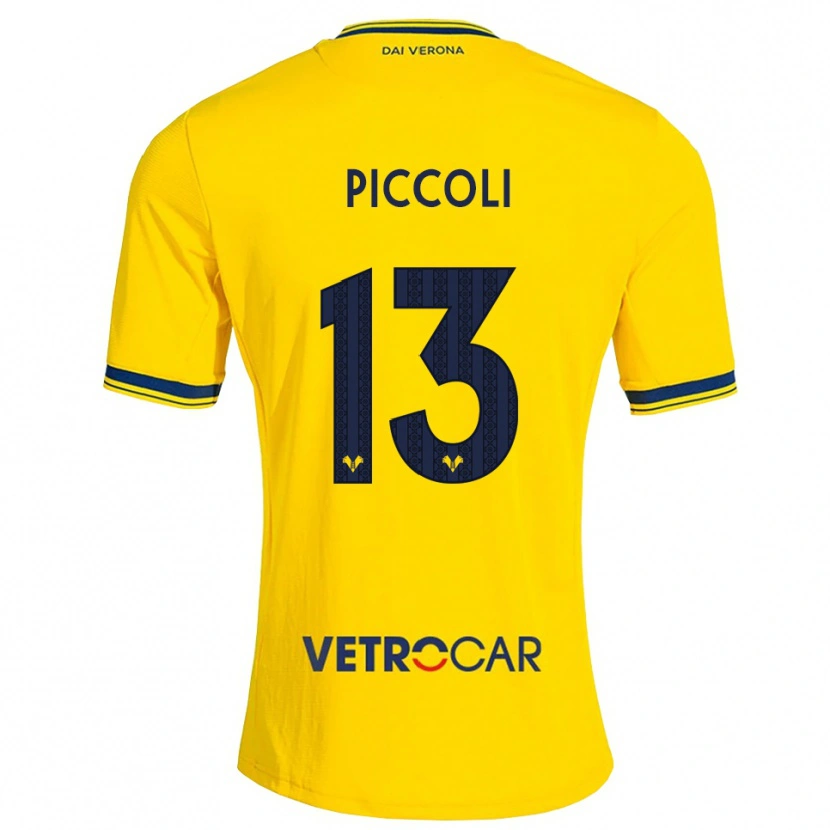 Danxen Dames Thomas Piccoli #13 Geel Rood Uitshirt Uittenue 2026/27 T-Shirt België