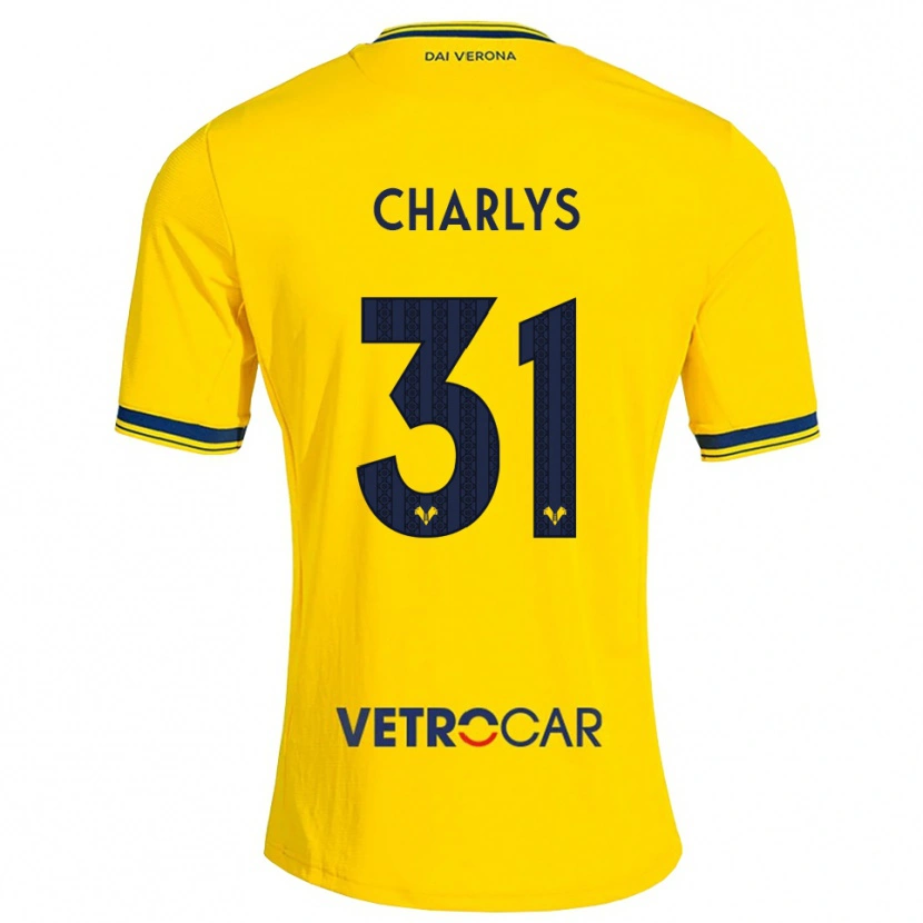 Danxen Dames Charlys Matheus Lima Pontes #31 Geel Rood Uitshirt Uittenue 2026/27 T-Shirt België