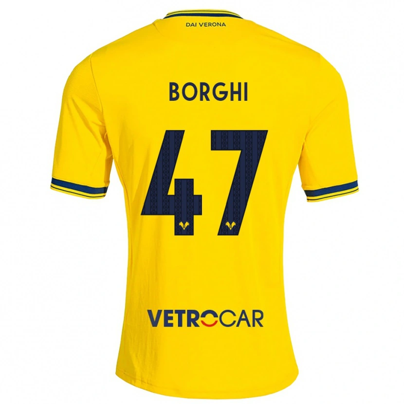 Danxen Dames Arthur Borghi #47 Geel Rood Uitshirt Uittenue 2026/27 T-Shirt België