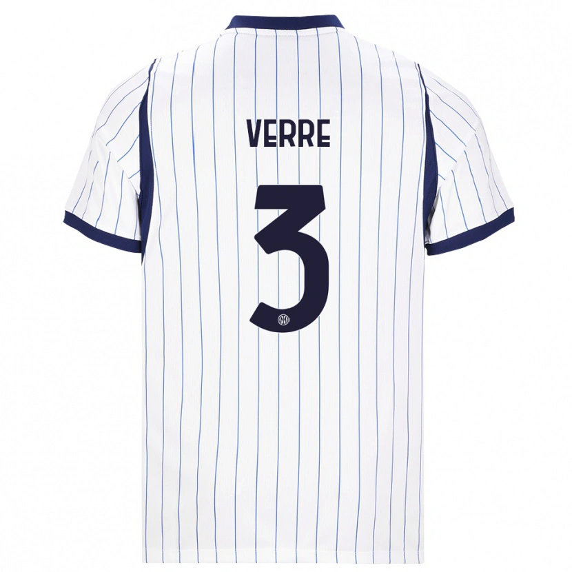 Danxen Dames Manuel Verre #3 Wit Marineblauw Uitshirt Uittenue 2026/27 T-Shirt België