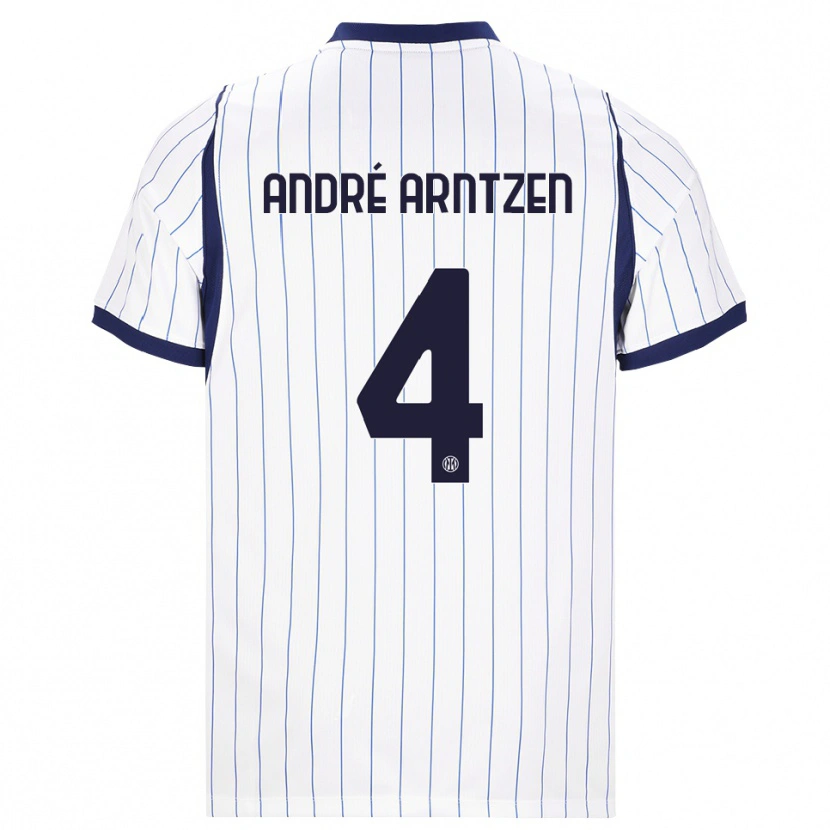 Danxen Dames Matheo André Arntzen #4 Wit Marineblauw Uitshirt Uittenue 2026/27 T-Shirt België