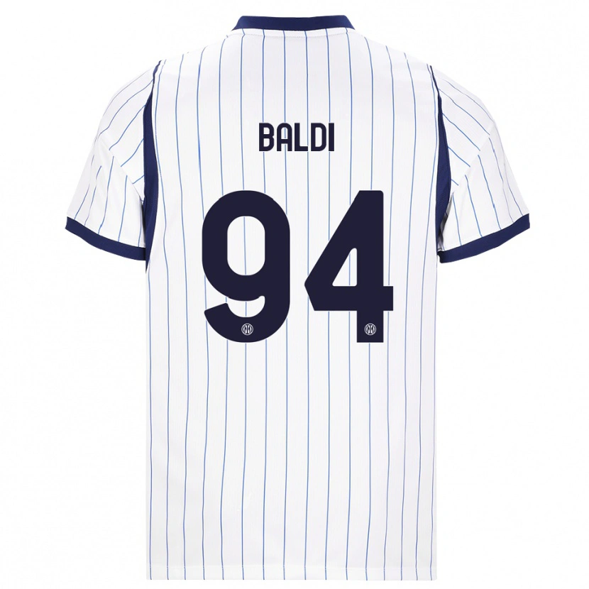 Danxen Dames Rachele Baldi #94 Wit Marineblauw Uitshirt Uittenue 2026/27 T-Shirt België