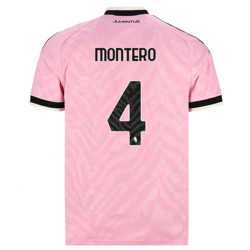 Danxen Dames Alfonso Montero #4 Roze Zwart Uitshirt Uittenue 2026/27 T-Shirt België
