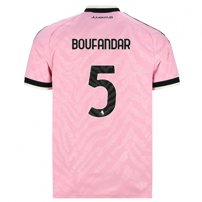Danxen Dames Adam Boufandar #5 Roze Zwart Uitshirt Uittenue 2026/27 T-Shirt België