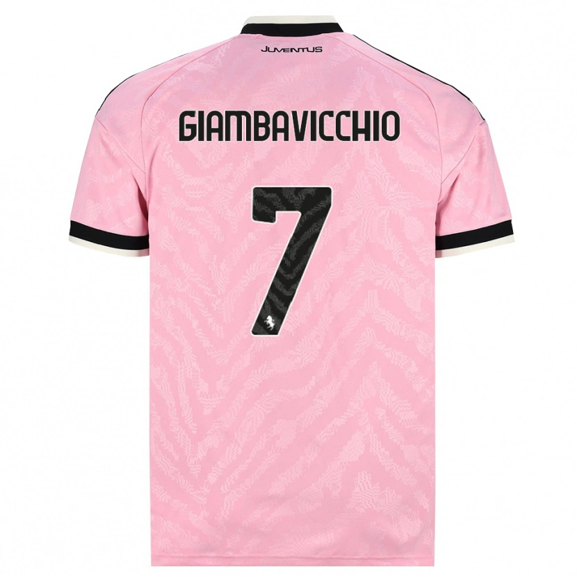Danxen Dames Franco Giambavicchio #7 Roze Zwart Uitshirt Uittenue 2026/27 T-Shirt België