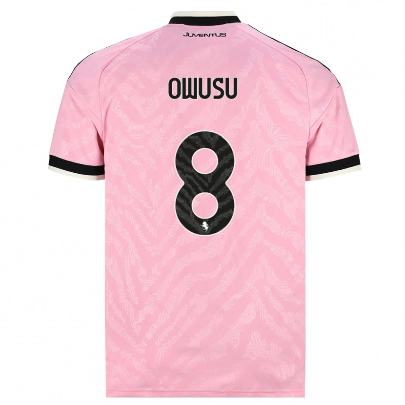 Danxen Dames Augusto Owusu #8 Roze Zwart Uitshirt Uittenue 2026/27 T-Shirt België