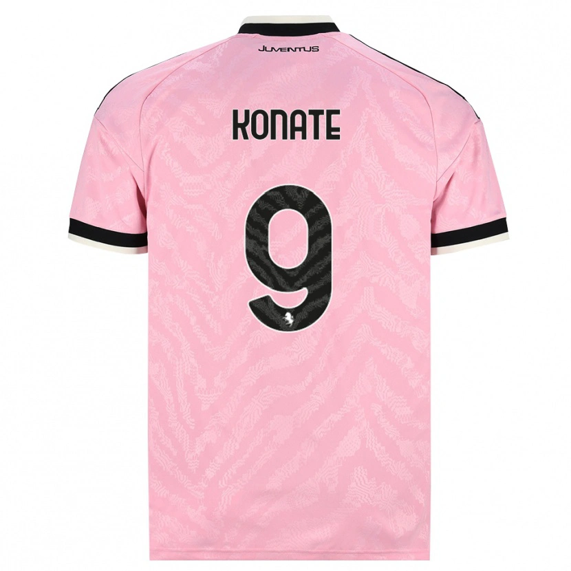 Danxen Dames Ismaël Konaté #9 Roze Zwart Uitshirt Uittenue 2026/27 T-Shirt België