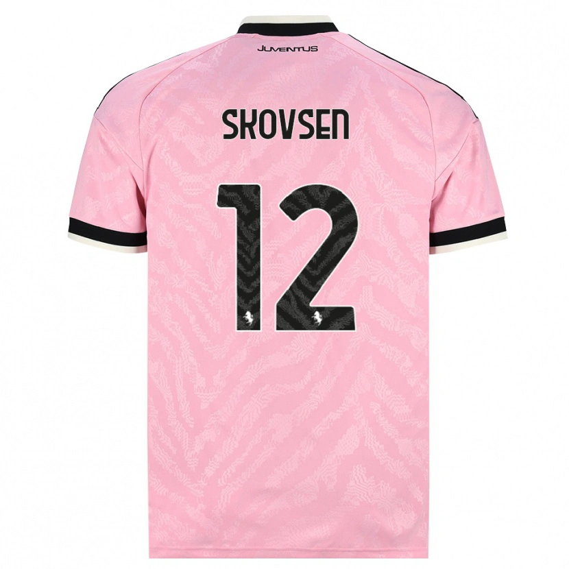 Danxen Dames Matilde Lundorf Skovsen #12 Roze Zwart Uitshirt Uittenue 2026/27 T-Shirt België