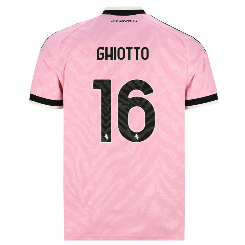 Danxen Dames Alessandro Ghiotto #16 Roze Zwart Uitshirt Uittenue 2026/27 T-Shirt België