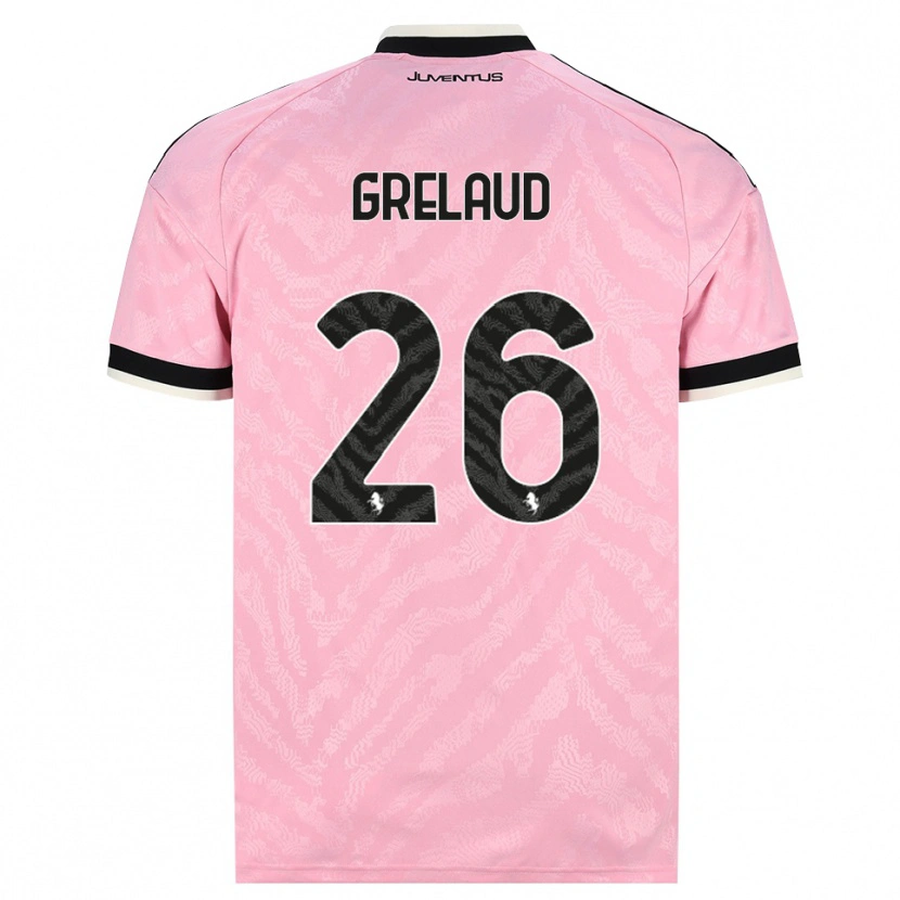Danxen Dames Josue Grelaud #26 Roze Zwart Uitshirt Uittenue 2026/27 T-Shirt België