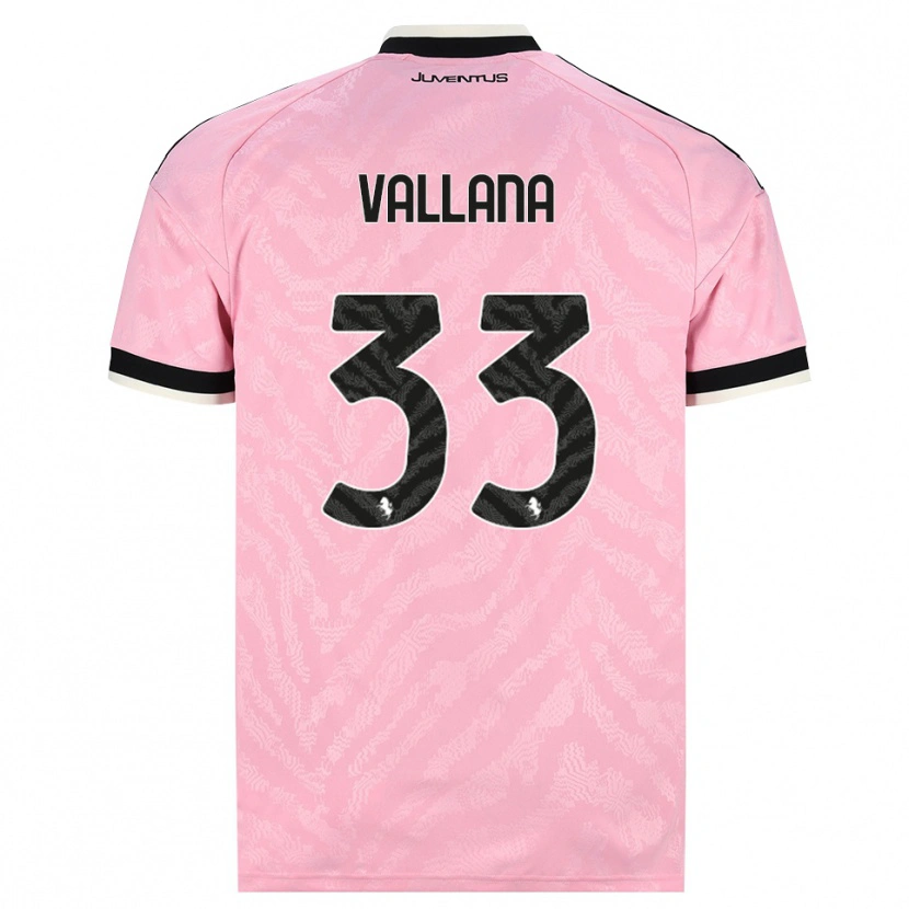 Danxen Dames Edoardo Vallana #33 Roze Zwart Uitshirt Uittenue 2026/27 T-Shirt België