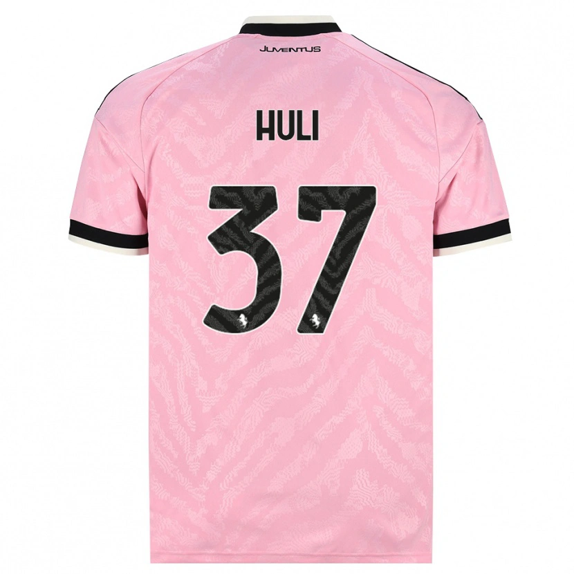Danxen Dames Raffaele Huli #37 Roze Zwart Uitshirt Uittenue 2026/27 T-Shirt België