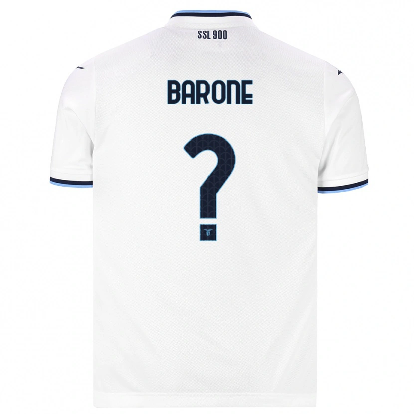 Danxen Dames Alessio Barone #0 Wit Marineblauw Uitshirt Uittenue 2026/27 T-Shirt België