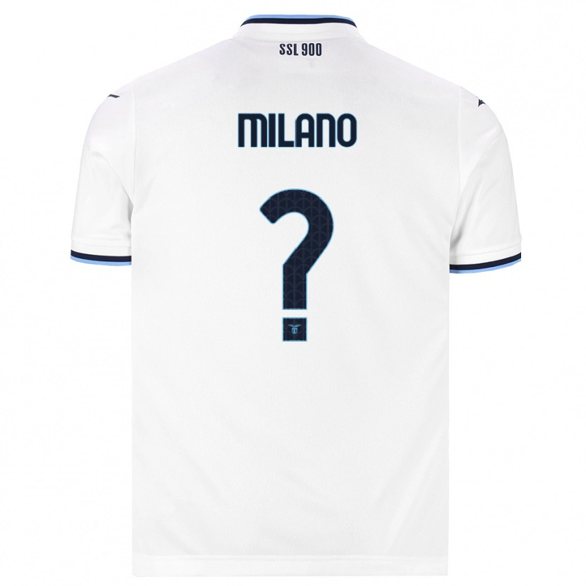 Danxen Dames Alessandro Milano #0 Wit Marineblauw Uitshirt Uittenue 2026/27 T-Shirt België