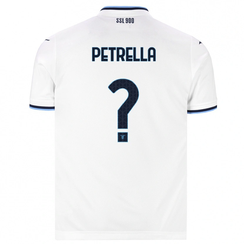 Danxen Dames Anthony Petrella #0 Wit Marineblauw Uitshirt Uittenue 2026/27 T-Shirt België