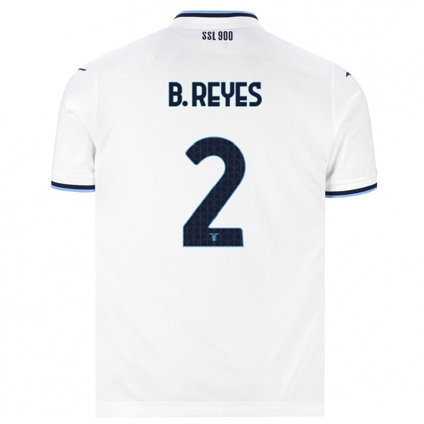 Danxen Dames Carina Alicia Baltrip-Reyes #2 Wit Marineblauw Uitshirt Uittenue 2026/27 T-Shirt België