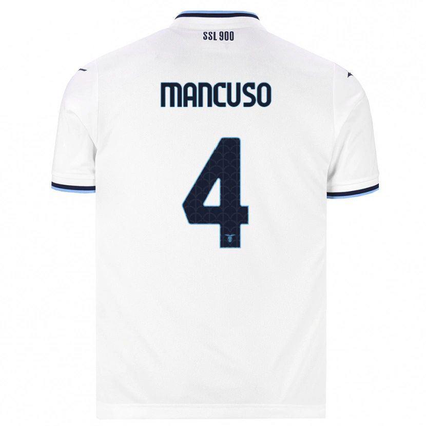 Danxen Dames Giulia Mancuso #4 Wit Marineblauw Uitshirt Uittenue 2026/27 T-Shirt België