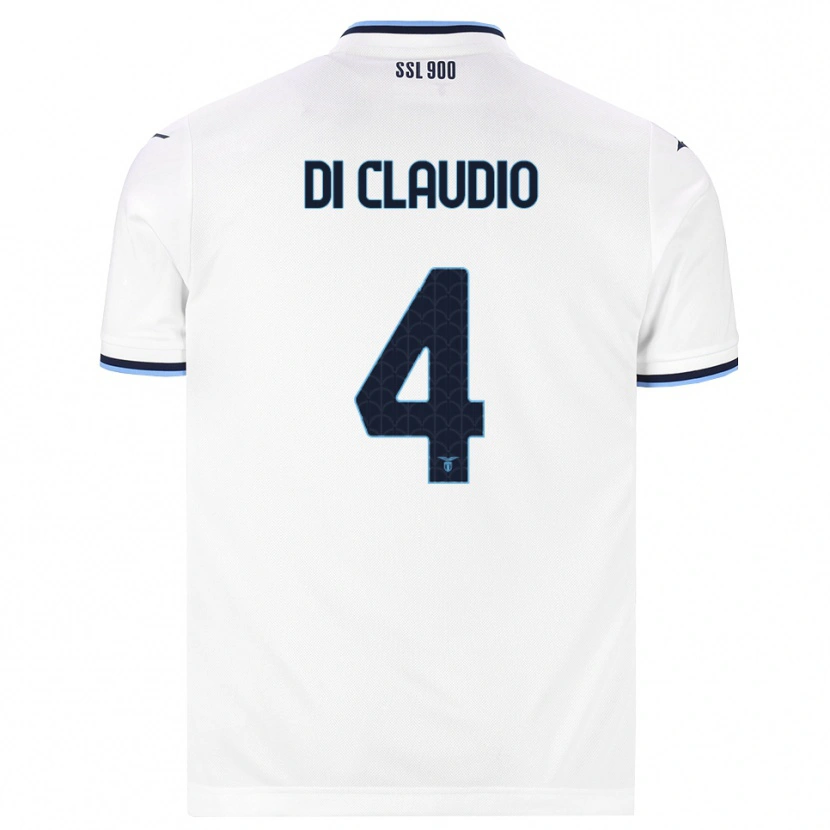 Danxen Dames Federico Di Claudio #4 Wit Marineblauw Uitshirt Uittenue 2026/27 T-Shirt België