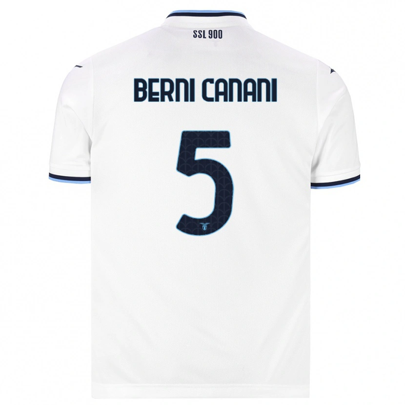 Danxen Dames Leonardo Berni Canani #5 Wit Marineblauw Uitshirt Uittenue 2026/27 T-Shirt België