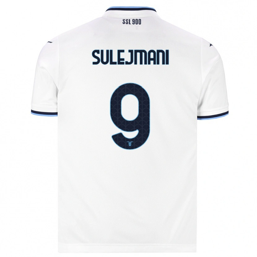 Danxen Dames Flavio Sulejmani #9 Wit Marineblauw Uitshirt Uittenue 2026/27 T-Shirt België