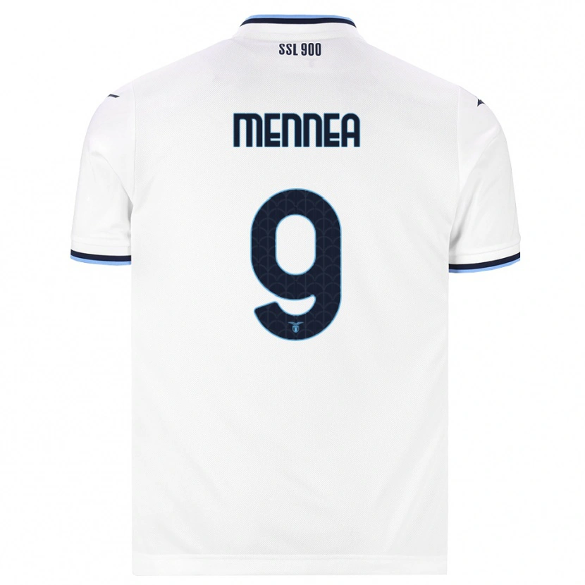 Danxen Dames Carmine Mennea #9 Wit Marineblauw Uitshirt Uittenue 2026/27 T-Shirt België