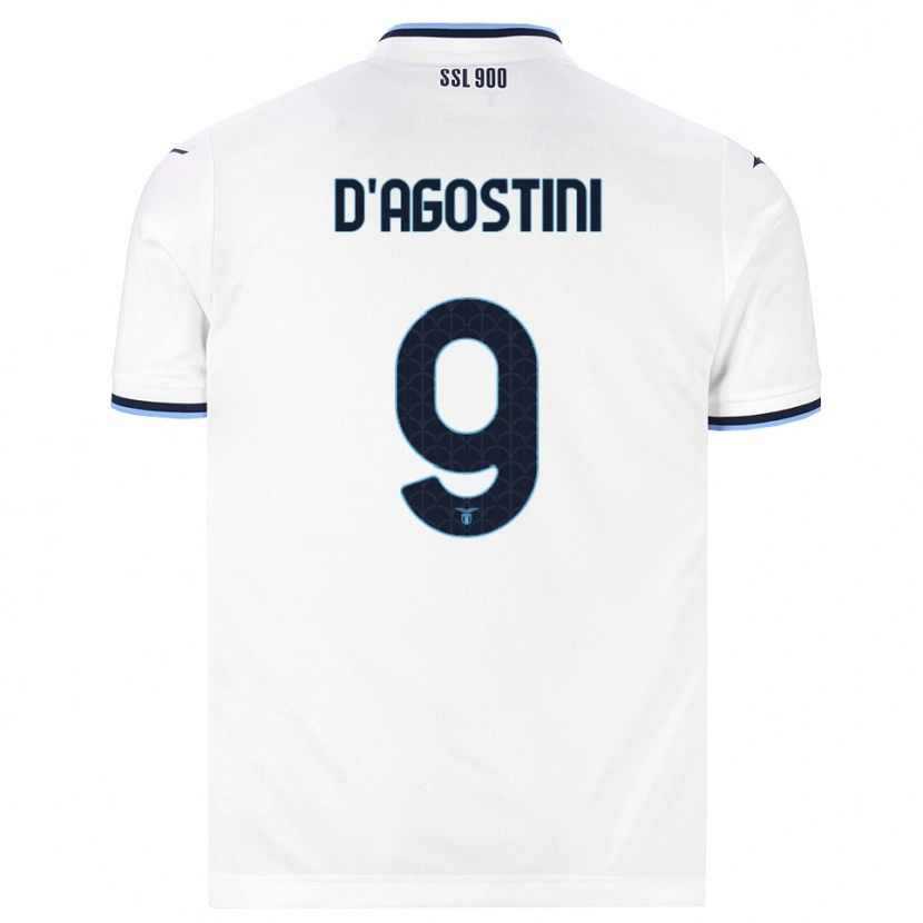 Danxen Dames Lorenzo D'agostini #9 Wit Marineblauw Uitshirt Uittenue 2026/27 T-Shirt België