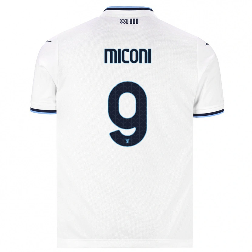 Danxen Dames Lorenzo Miconi #9 Wit Marineblauw Uitshirt Uittenue 2026/27 T-Shirt België