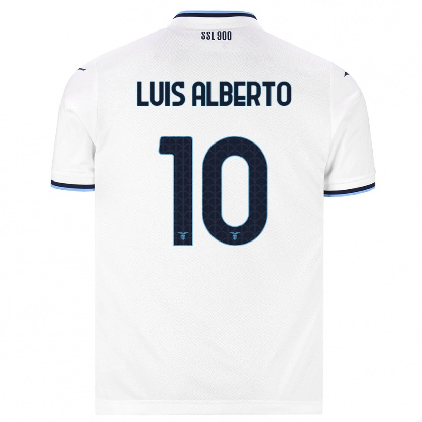 Danxen Dames Luis Alberto #10 Wit Marineblauw Uitshirt Uittenue 2026/27 T-Shirt België