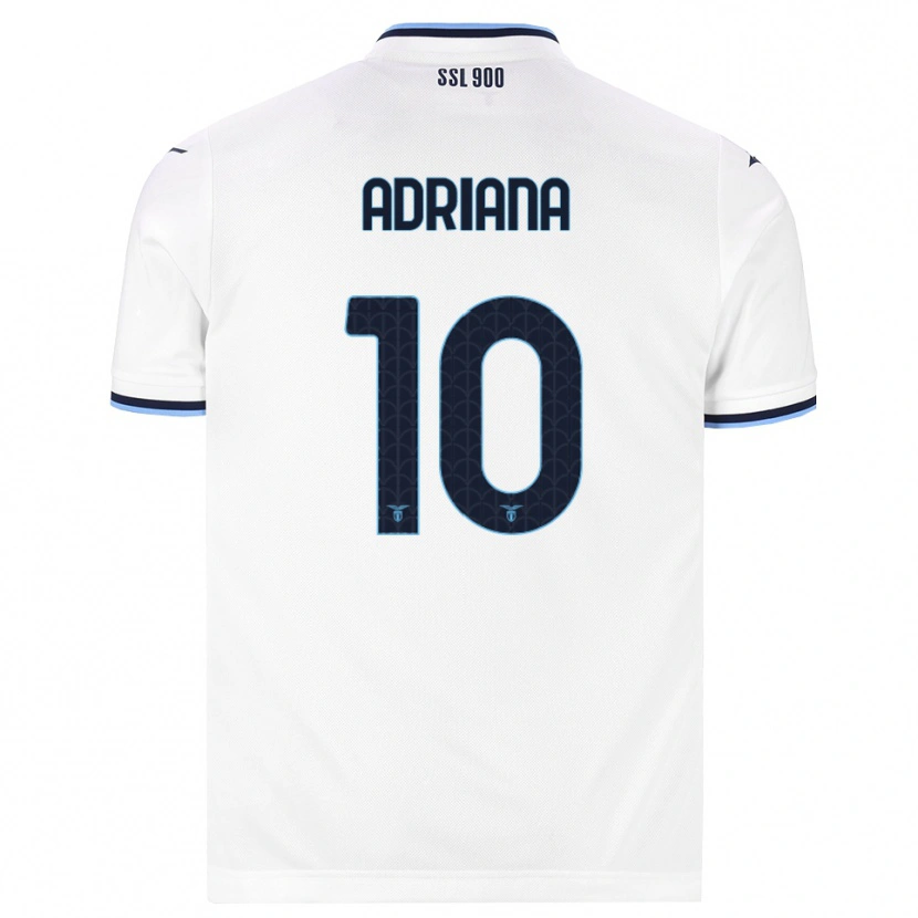 Danxen Dames Adriana Martín Santamaría #10 Wit Marineblauw Uitshirt Uittenue 2026/27 T-Shirt België