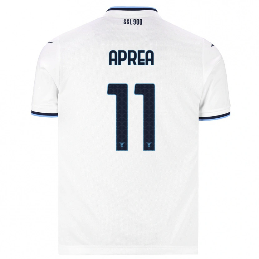 Danxen Dames Federico Aprea #11 Wit Marineblauw Uitshirt Uittenue 2026/27 T-Shirt België