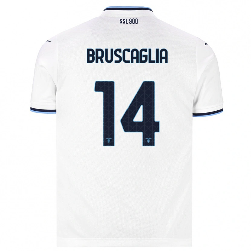 Danxen Dames Lukas Bruscaglia #14 Wit Marineblauw Uitshirt Uittenue 2026/27 T-Shirt België