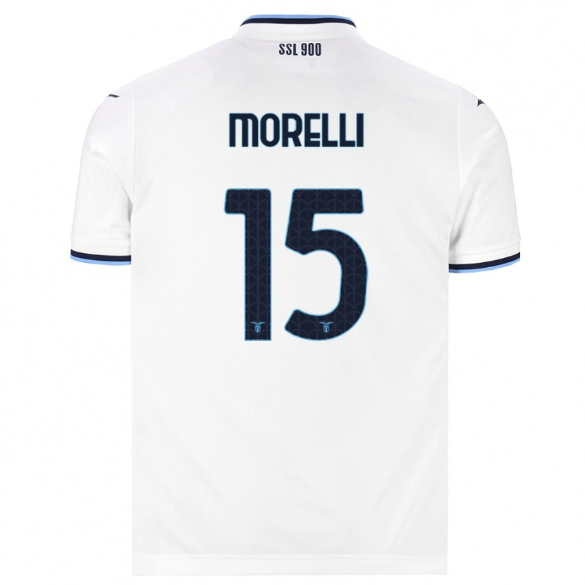 Danxen Dames Matteo Morelli #15 Wit Marineblauw Uitshirt Uittenue 2026/27 T-Shirt België