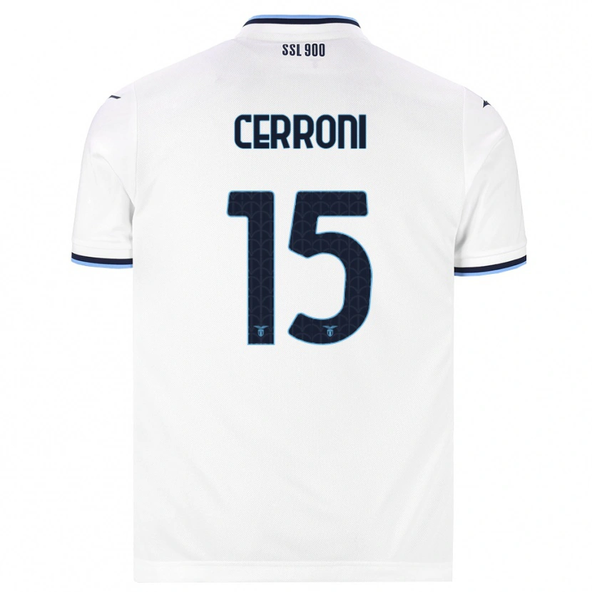 Danxen Dames Leonardo Cerroni #15 Wit Marineblauw Uitshirt Uittenue 2026/27 T-Shirt België