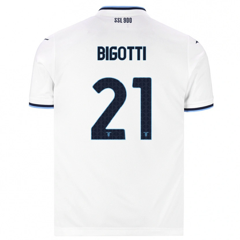 Danxen Dames Massimo Bigotti #21 Wit Marineblauw Uitshirt Uittenue 2026/27 T-Shirt België