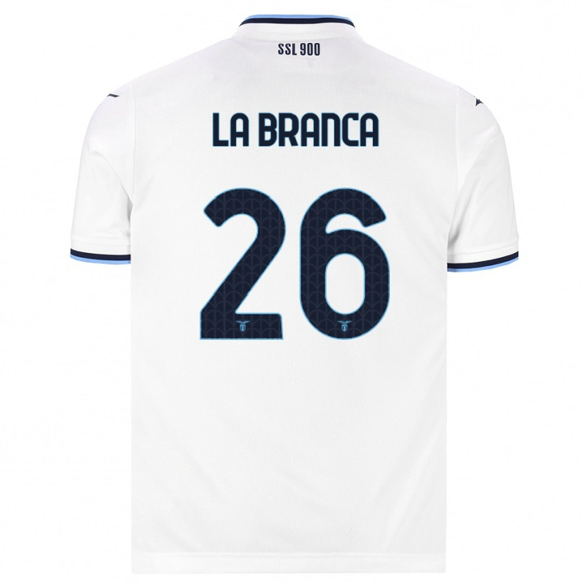 Danxen Dames Ruggero La Branca #26 Wit Marineblauw Uitshirt Uittenue 2026/27 T-Shirt België