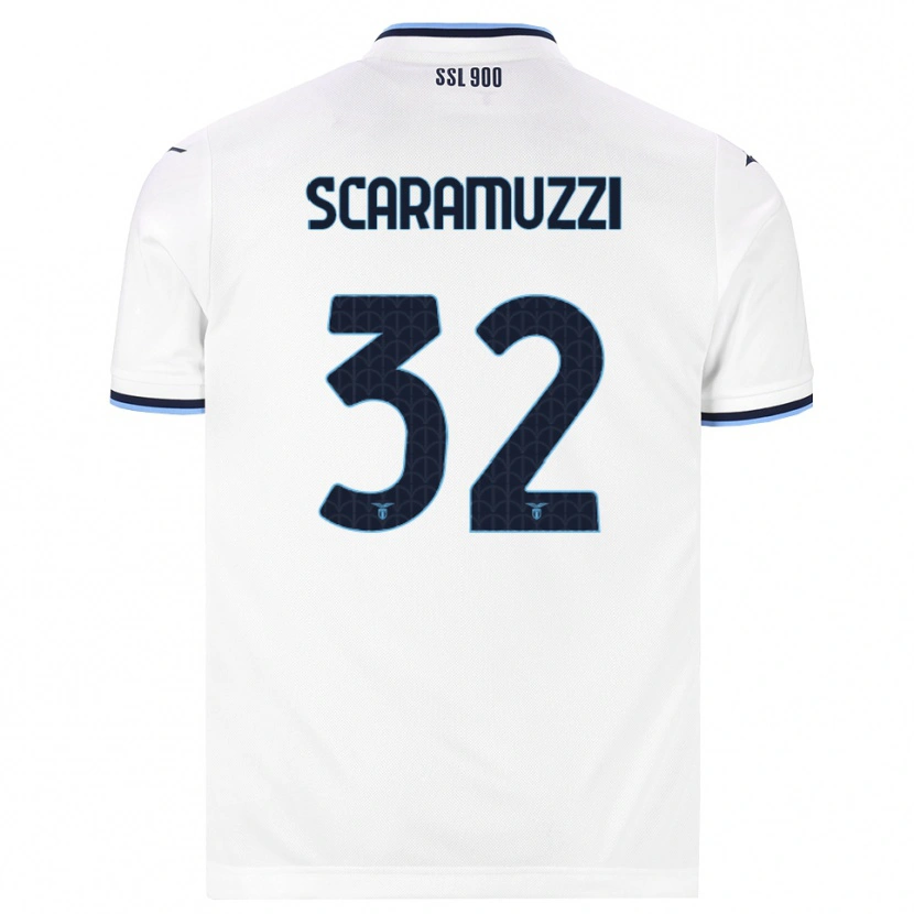 Danxen Dames Chiara Scaramuzzi #32 Wit Marineblauw Uitshirt Uittenue 2026/27 T-Shirt België