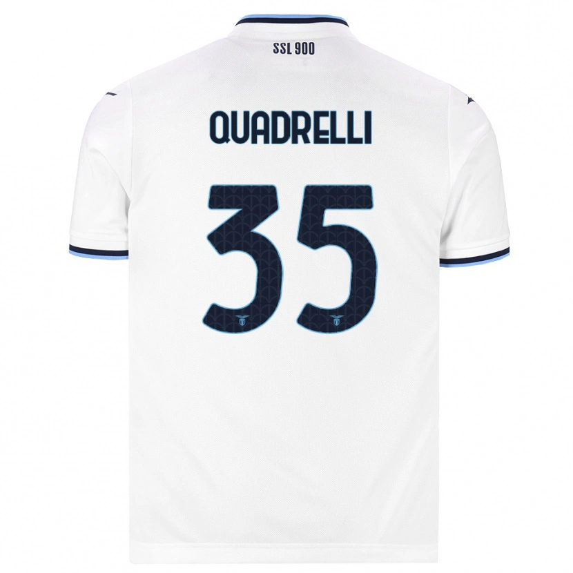 Danxen Dames Leonardo Quadrelli #35 Wit Marineblauw Uitshirt Uittenue 2026/27 T-Shirt België