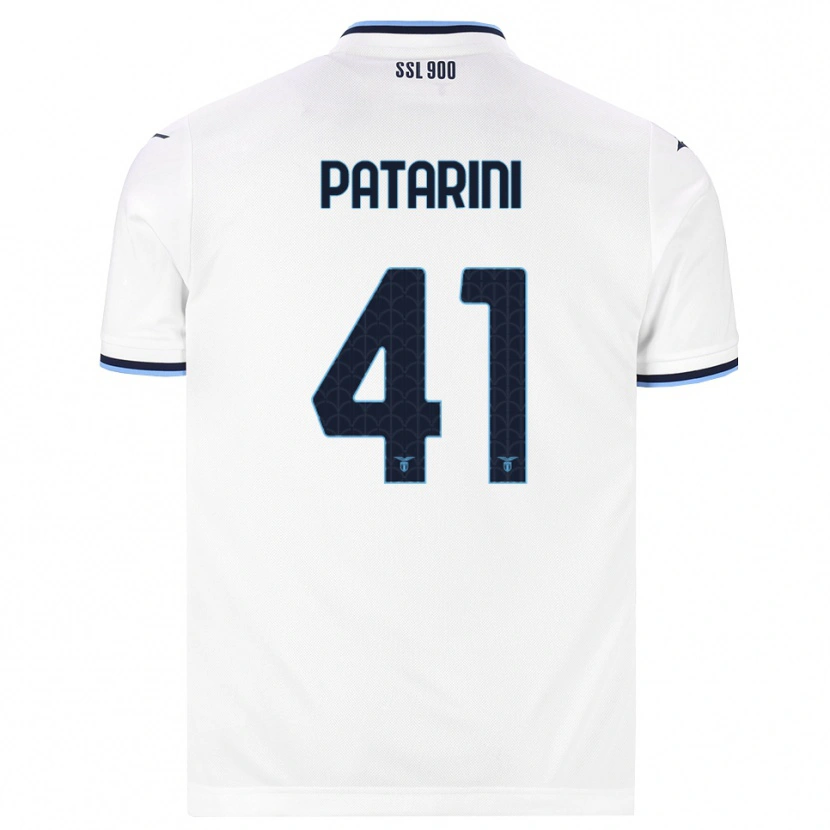 Danxen Dames Riccardo Patarini #41 Wit Marineblauw Uitshirt Uittenue 2026/27 T-Shirt België
