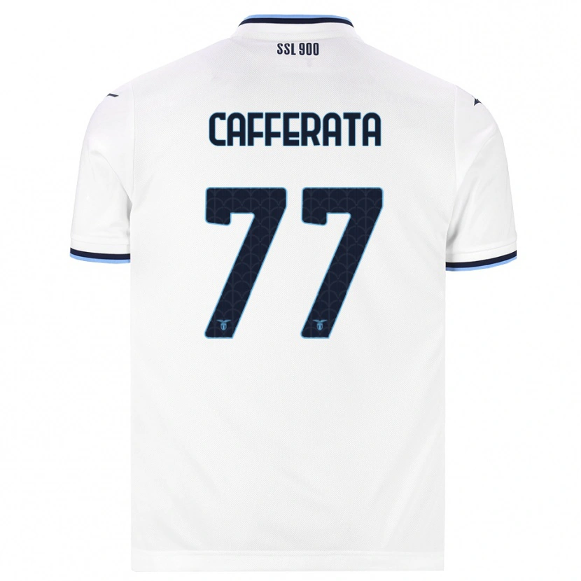 Danxen Dames Federica Cafferata #77 Wit Marineblauw Uitshirt Uittenue 2026/27 T-Shirt België