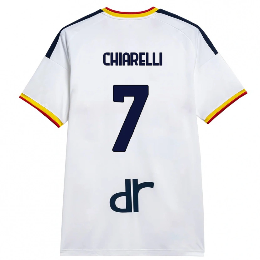 Danxen Dames Donato Chiarelli #7 Wit Geel Rood Uitshirt Uittenue 2026/27 T-Shirt België