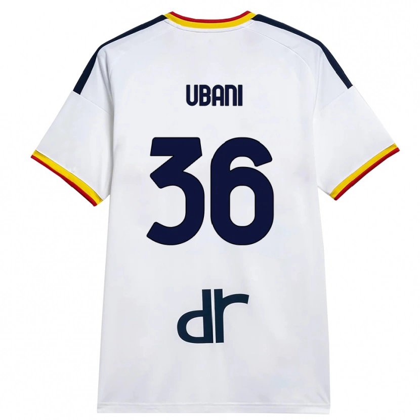 Danxen Dames Marlon Ubani #36 Wit Geel Rood Uitshirt Uittenue 2026/27 T-Shirt België