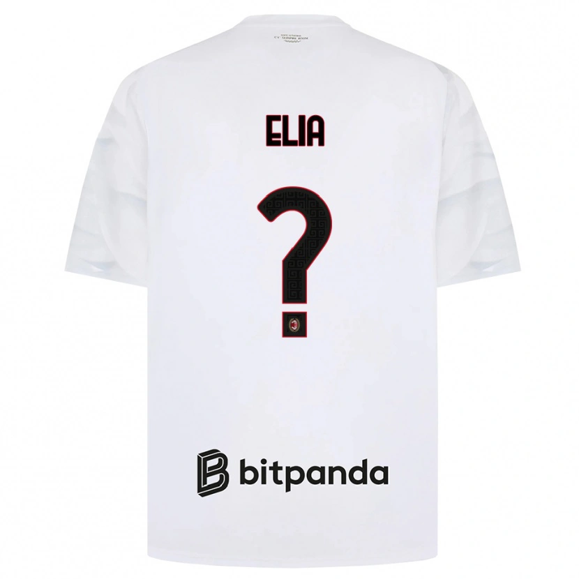Danxen Dames Emanuele Elia #0 Wit Rood Zwart Uitshirt Uittenue 2026/27 T-Shirt België