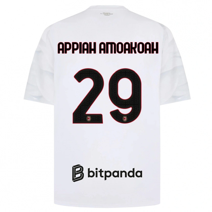 Danxen Dames Karen Appiah Amoakoah #29 Wit Rood Zwart Uitshirt Uittenue 2026/27 T-Shirt België