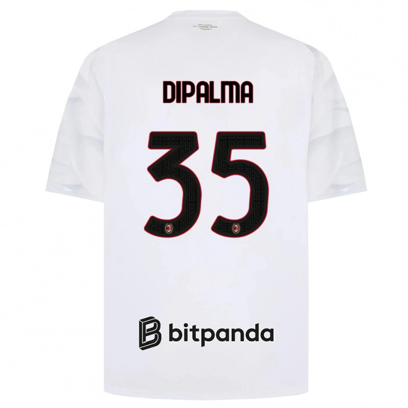 Danxen Dames Matteo Dipalma #35 Wit Rood Zwart Uitshirt Uittenue 2026/27 T-Shirt België
