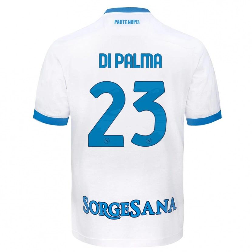 Danxen Dames Manuel Di Palma #23 Wit Hemelsblauw Uitshirt Uittenue 2026/27 T-Shirt België