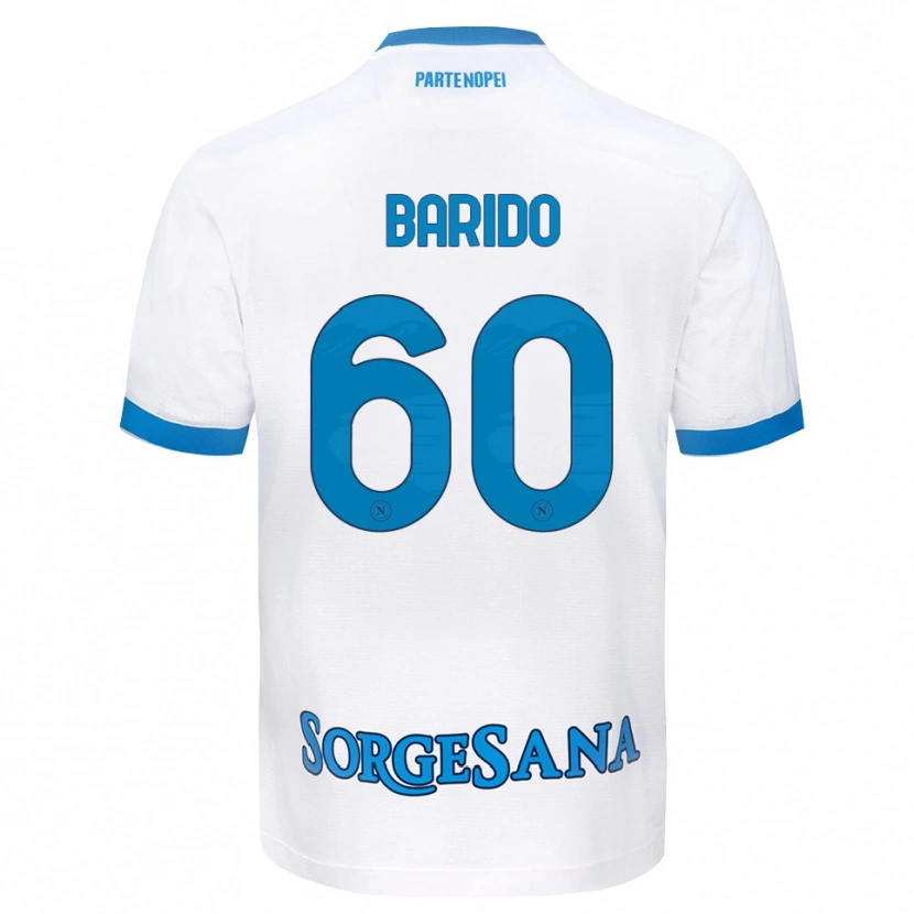 Danxen Dames Francisco Baridó #60 Wit Hemelsblauw Uitshirt Uittenue 2026/27 T-Shirt België
