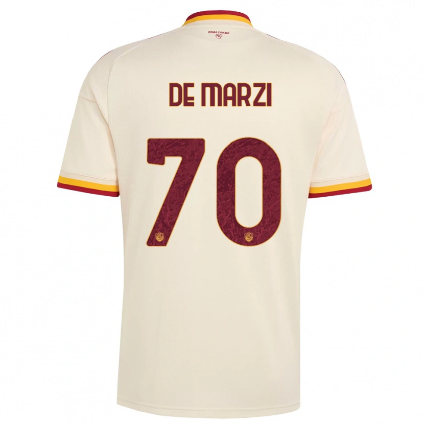 Danxen Dames Giorgio De Marzi #70 Champagne Rood Geel Uitshirt Uittenue 2026/27 T-Shirt België
