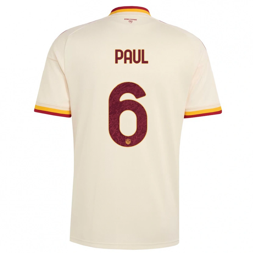 Danxen Dames Daniele Paul #6 Champagne Rood Geel Uitshirt Uittenue 2026/27 T-Shirt België