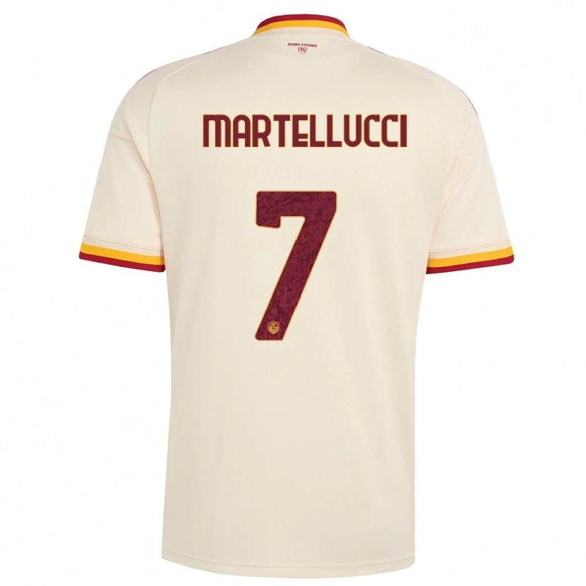 Danxen Dames Federico Martellucci #7 Champagne Rood Geel Uitshirt Uittenue 2026/27 T-Shirt België